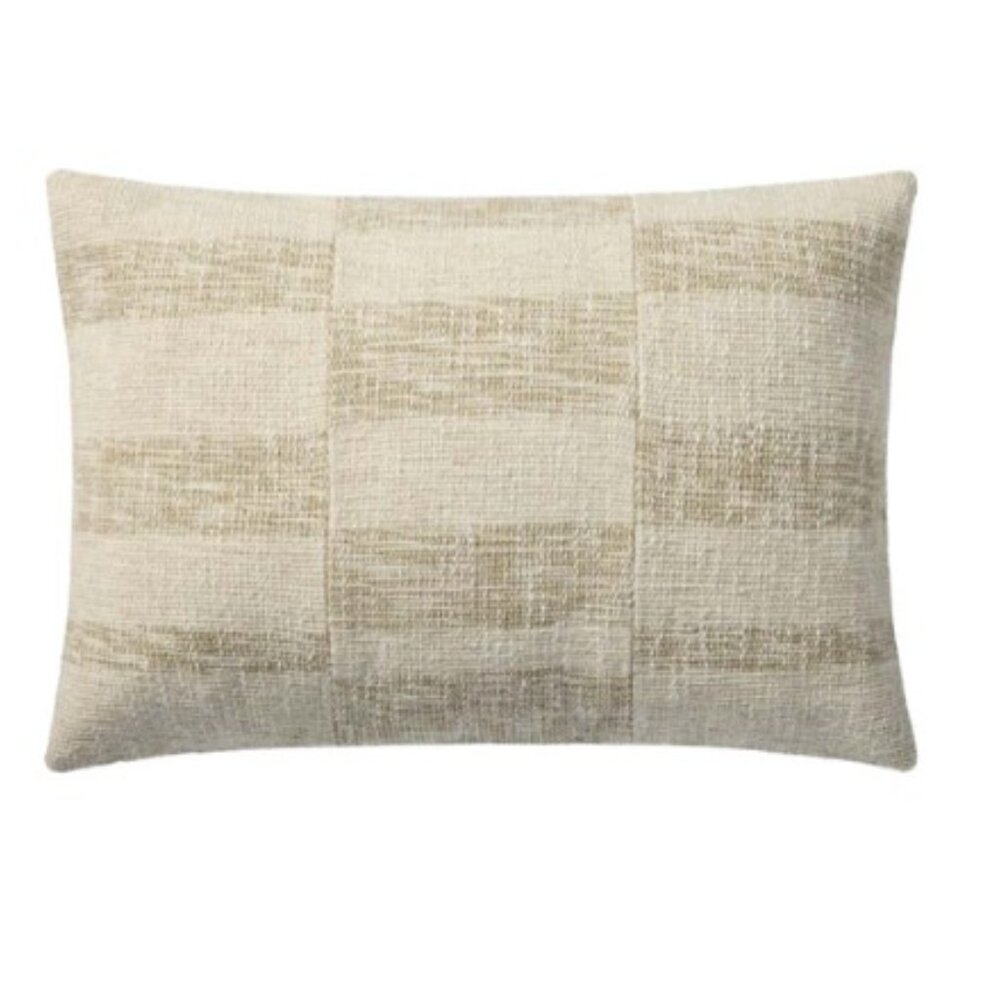 NWT Loloi X Bridget Romanek Lumbar Pillow Cover 16 x 26